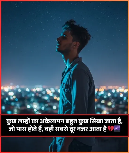 Akelapan Shayari 2 Line