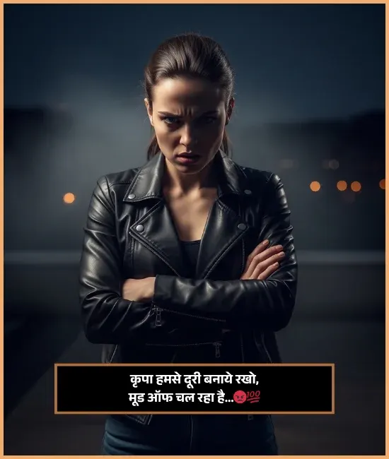 Angry Status Gussa Female Attitude Shayari