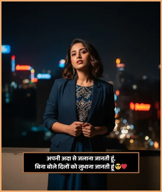 Attitude Shayari for Girls in Hindi