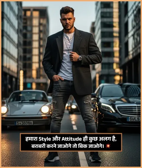 Attitude Shayari for Boys Hindi