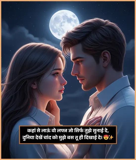 Chand Shayari 2 Line