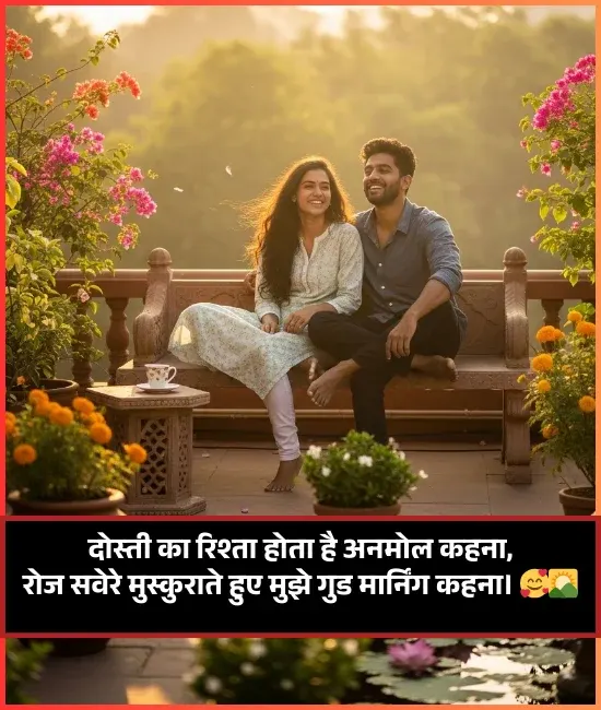 Dosti Good Morning Shayari Dosti Good Morning Shayari