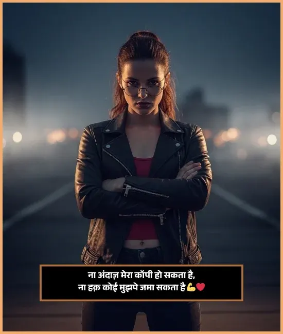 Female Attitude Shayari