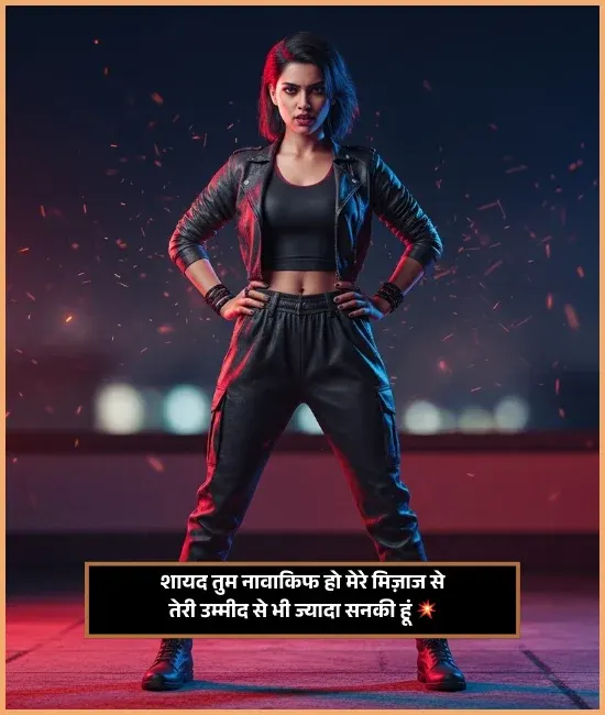 Gussa Female Attitude Shayari