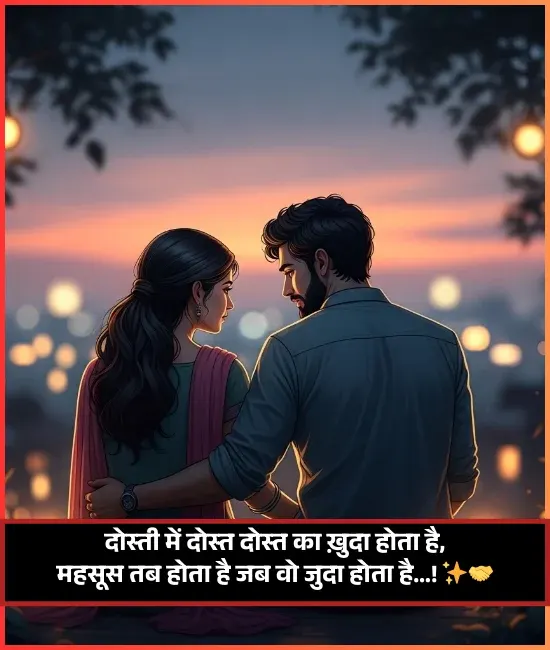 Jigri Yaar Dosti Shayari 2 Line