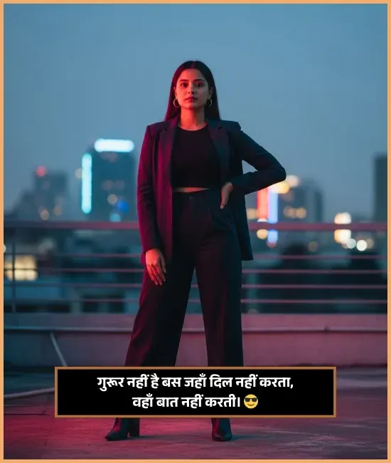 Killer Attitude Shayari for Girls