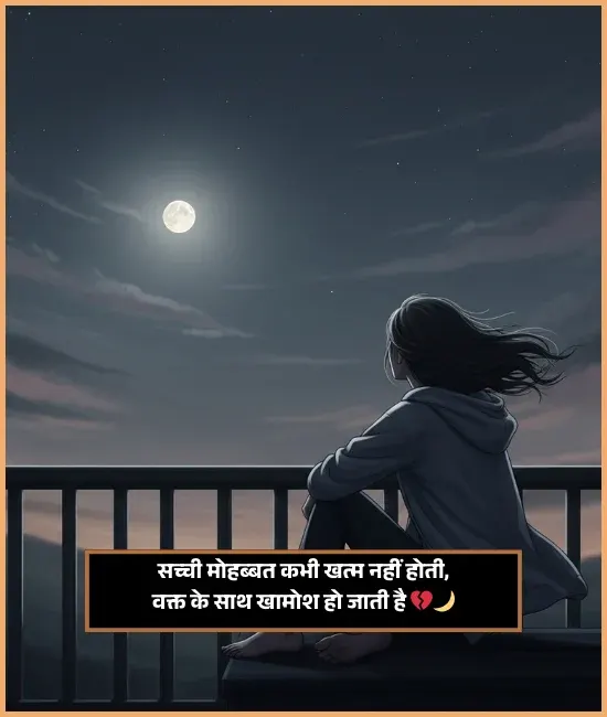 Love Love Moon Shayari