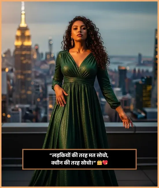 Positive Attitude Female Attitude Shayari