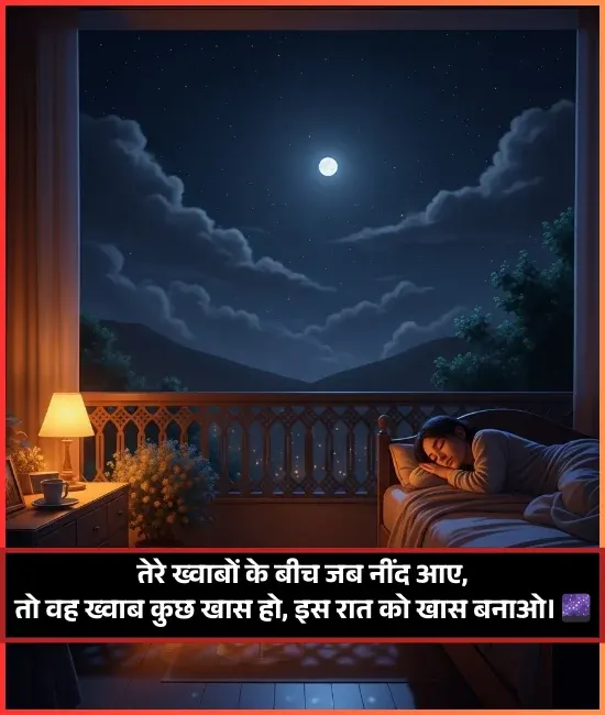 Romantic Good Night Shayari