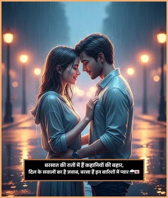 Romantic Gulzar Barish Shayari