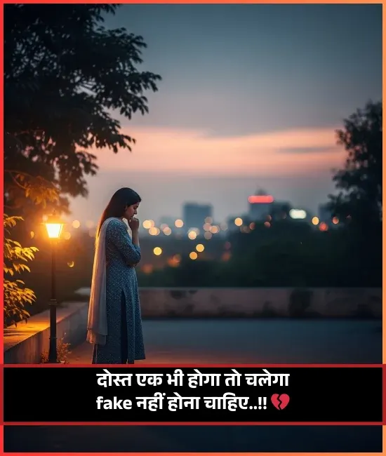 Sad Dosti Shayari