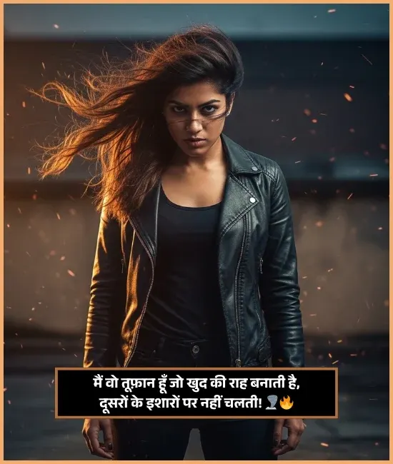 Swag Attitude Shayari for Girls