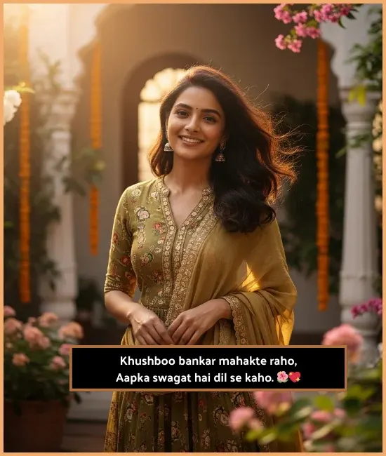 Welcome Shayari in English