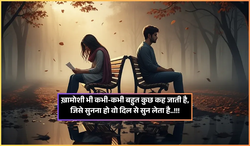 Khamoshi Shayari